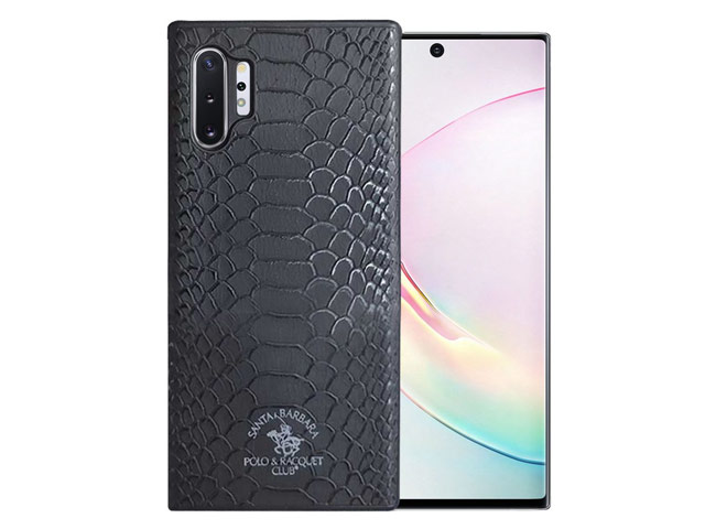 Чехол Santa Barbara Knight для Samsung Galaxy Note 10 plus (черный, кожаный)