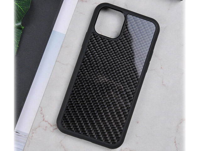 Чехол Synapse Carbon Fiber для Apple iPhone 11 (черный, карбон)