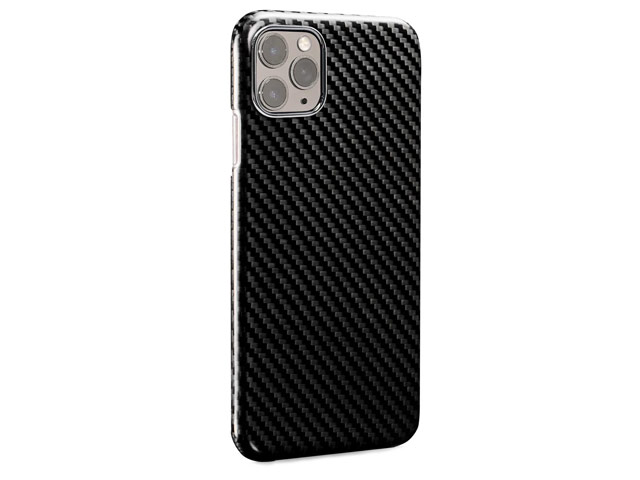 Чехол Synapse Carbon Shell для Apple iPhone 11 pro max (черный, карбон)