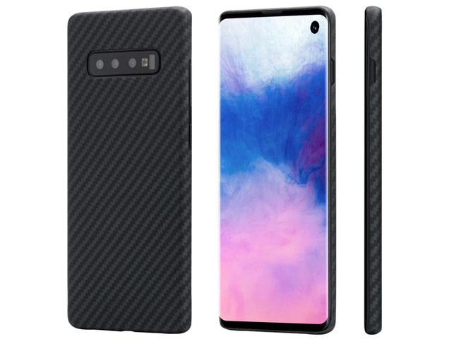 Чехол Synapse Carbon Shell для Samsung Galaxy S10 (черный, карбон)