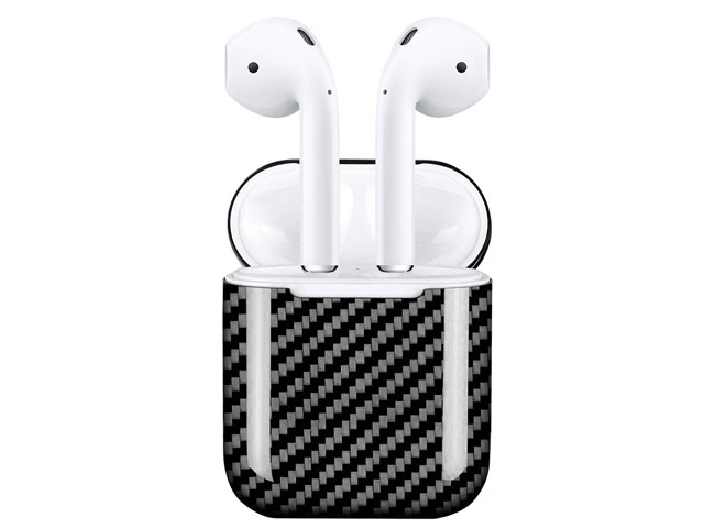 Чехол Synapse Carbon Shell для Apple AirPods (черный, карбон)