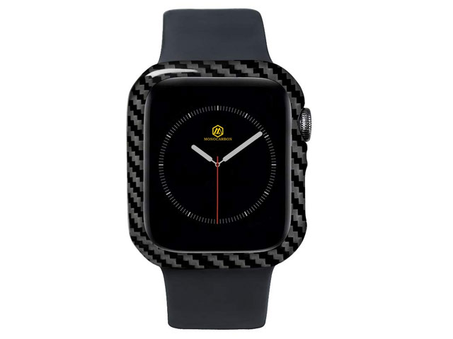 Чехол Synapse Carbon Shell для Apple Watch 44 мм (черный, карбон)