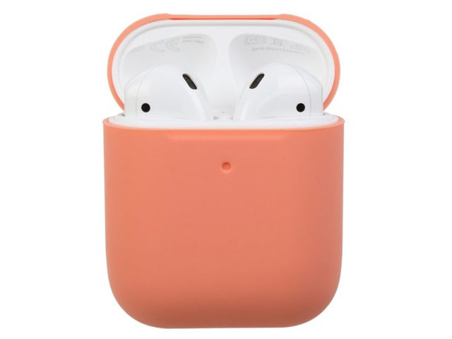 Чехол Synapse Protection Case для Apple AirPods (персиковый, силиконовый)