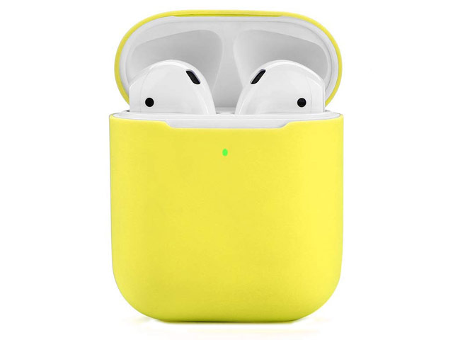 Чехол Synapse Protection Case для Apple AirPods (лимонный, силиконовый)