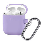 Чехол Synapse Buckle Case для Apple AirPods (сиреневый, силиконовый)