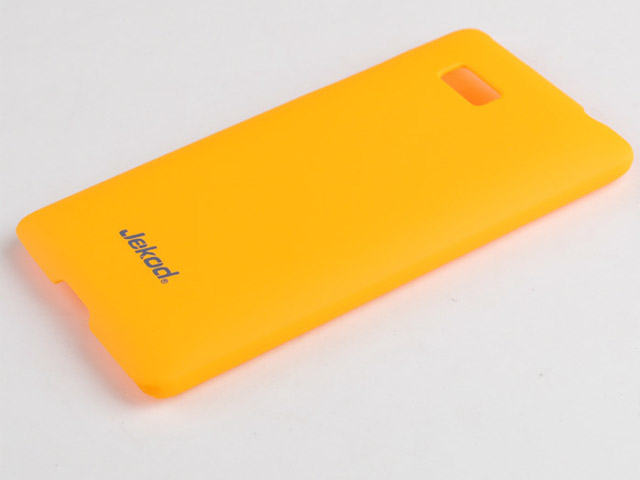 Чехол Jekod Hard case для HTC Desire 600 dual sim (желтый, пластиковый)