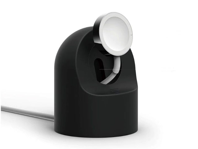 Подставка Synapse Charging Dock для часов Apple Watch (черная, силиконовая)