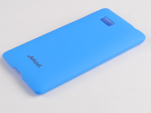 Чехол Jekod Hard case для HTC Desire 600 dual sim (голубой, пластиковый)