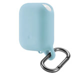 Чехол Synapse Waterproof Case для Apple AirPods (голубой, силиконовый)