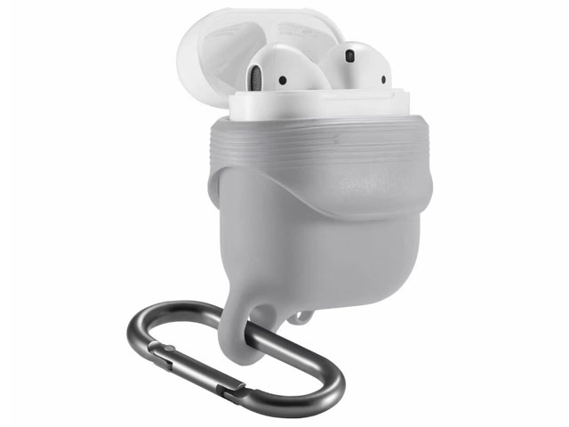 Чехол Synapse Waterproof Case для Apple AirPods (серый, силиконовый)