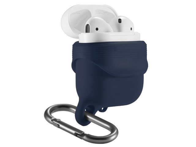 Чехол Synapse Waterproof Case для Apple AirPods (темно-синий, силиконовый)