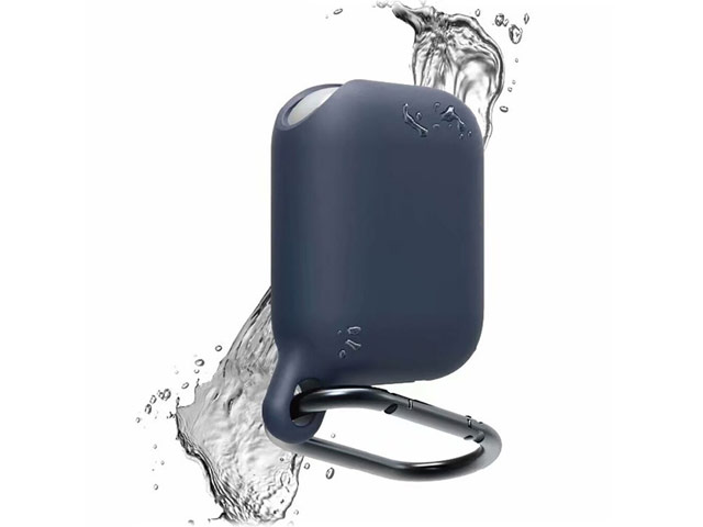 Чехол Synapse Waterproof Case для Apple AirPods (темно-синий, силиконовый)