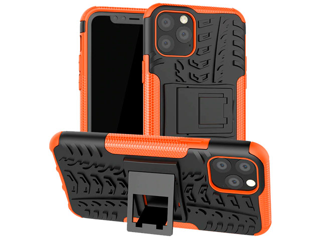 Чехол Yotrix Shockproof case для Apple iPhone 11 pro (оранжевый, пластиковый)