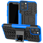 Чехол Yotrix Shockproof case для Apple iPhone 11 pro (синий, пластиковый)