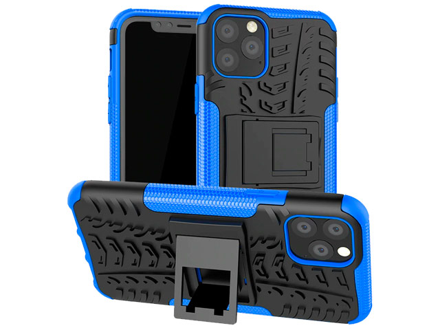 Чехол Yotrix Shockproof case для Apple iPhone 11 pro (синий, пластиковый)