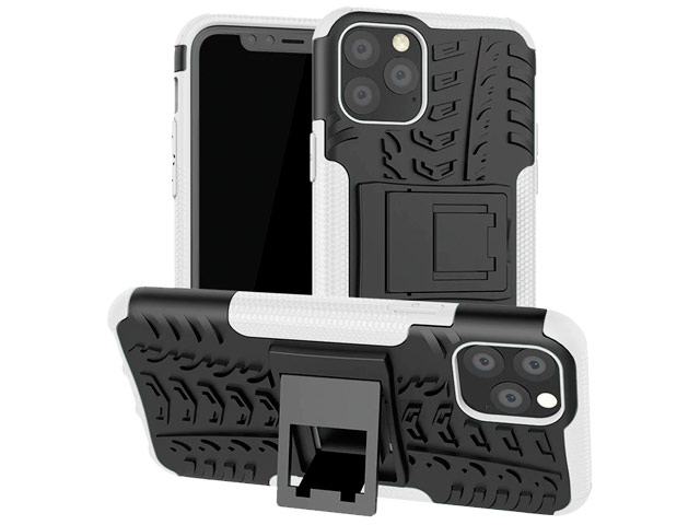 Чехол Yotrix Shockproof case для Apple iPhone 11 pro max (белый, пластиковый)