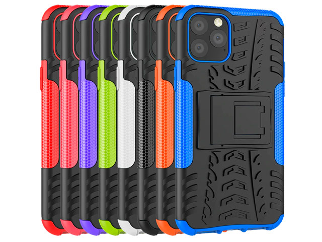 Чехол Yotrix Shockproof case для Apple iPhone 11 pro max (фиолетовый, пластиковый)