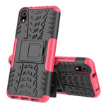 Чехол Yotrix Shockproof case для Xiaomi Redmi 7A (розовый, пластиковый)