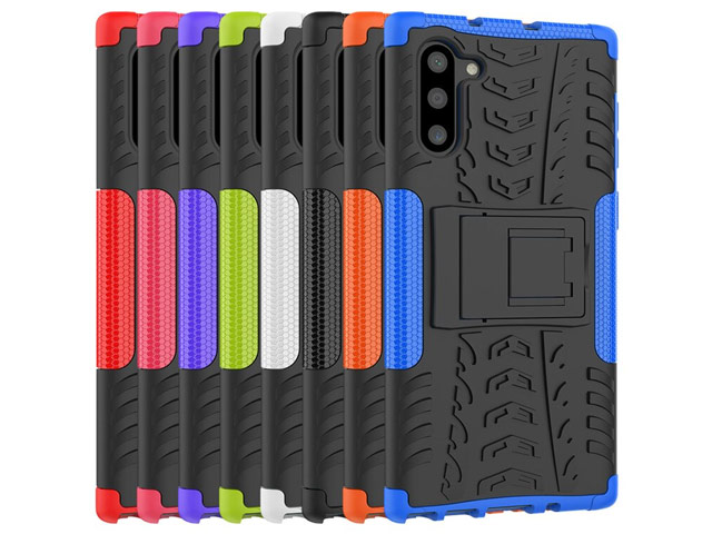 Чехол Yotrix Shockproof case для Samsung Galaxy Note 10 (черный, пластиковый)