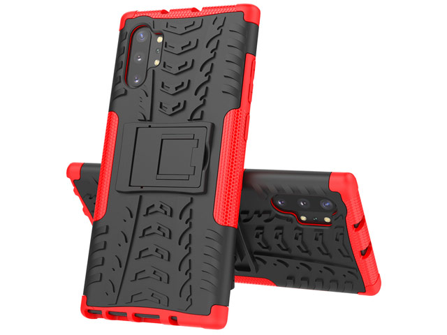 Чехол Yotrix Shockproof case для Samsung Galaxy Note 10 plus (красный, пластиковый)