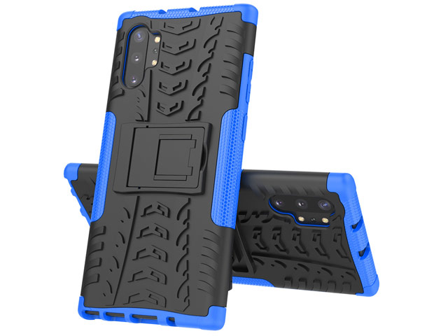 Чехол Yotrix Shockproof case для Samsung Galaxy Note 10 plus (синий, пластиковый)