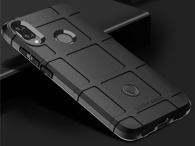 Чехол Yotrix RuggedShield для Xiaomi Redmi Note 7 (черный, гелевый)