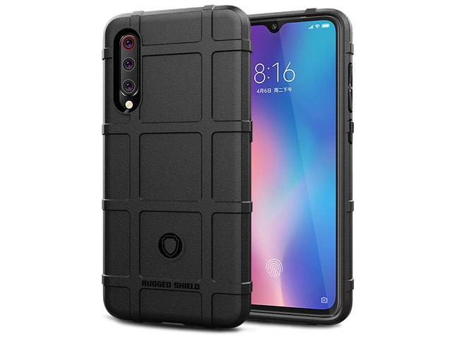 Чехол Yotrix RuggedShield для Xiaomi Mi 9 (черный, гелевый)