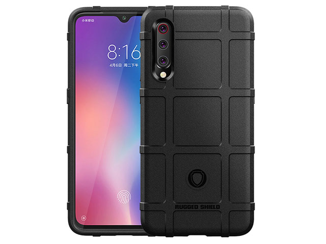 Чехол Yotrix RuggedShield для Xiaomi Mi 9 (черный, гелевый)