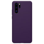 Чехол Yotrix LiquidSilicone для Huawei P30 pro (фиолетовый, гелевый)