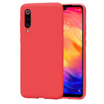 Чехол Yotrix LiquidSilicone для Xiaomi Mi 9 SE (красный, гелевый)