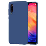 Чехол Yotrix LiquidSilicone для Xiaomi Mi 9 SE (темно-синий, гелевый)