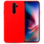 Чехол Yotrix LiquidSilicone для Xiaomi Redmi Note 8 pro (красный, гелевый)