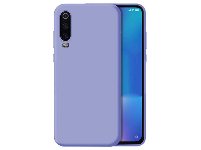 Чехол Yotrix LiquidSilicone для Huawei P30 (сиреневый, гелевый)