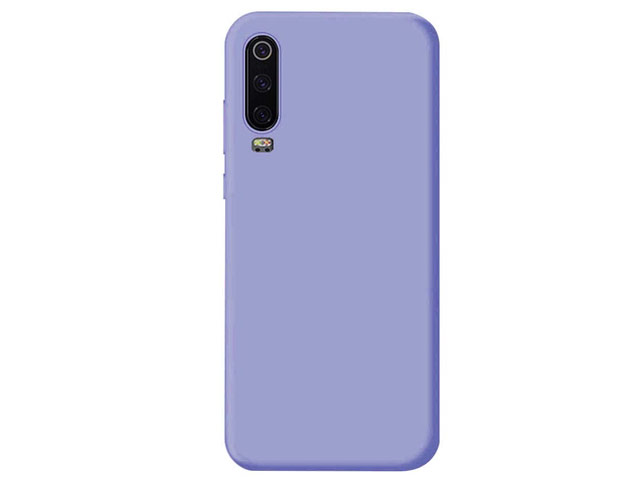 Чехол Yotrix LiquidSilicone для Huawei P30 (сиреневый, гелевый)