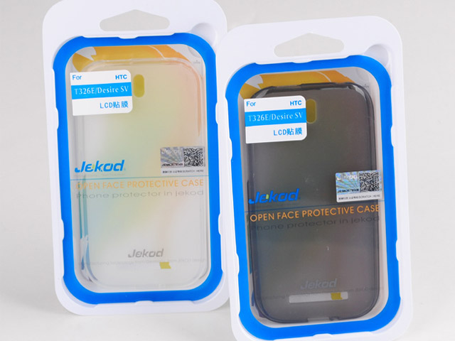 Чехол Jekod Soft case для HTC Desire SV T326e (черный, гелевый)