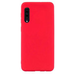 Чехол Yotrix LiquidSilicone для Samsung Galaxy A50 (красный, гелевый)