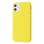 Чехол Yotrix SoftCase для Apple iPhone 11 (желтый, гелевый)