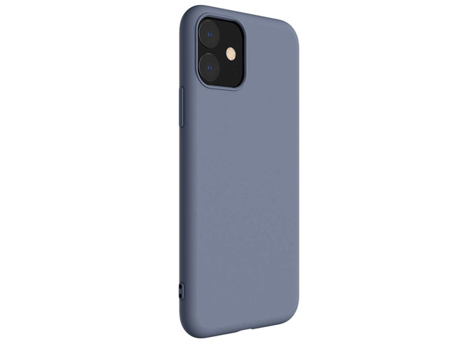 Чехол Yotrix SoftCase для Apple iPhone 11 (фиолетовый, гелевый)