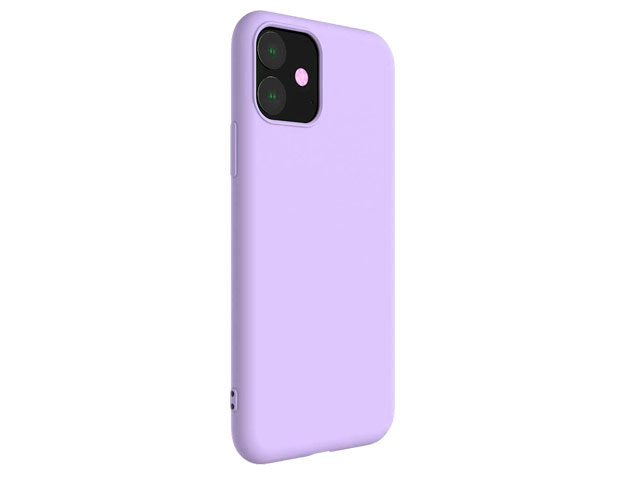 Чехол Yotrix SoftCase для Apple iPhone 11 (сиреневый, гелевый)