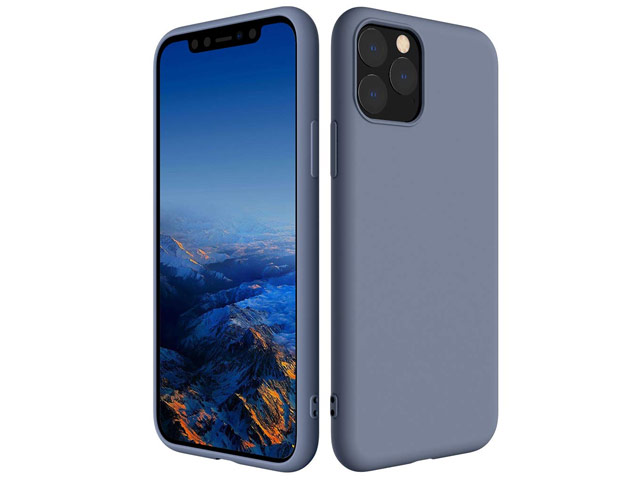 Чехол Yotrix SoftCase для Apple iPhone 11 pro (фиолетовый, гелевый)