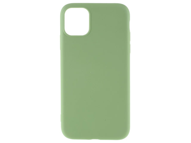 Чехол Yotrix SoftCase для Apple iPhone 11 pro max (зеленый, гелевый)