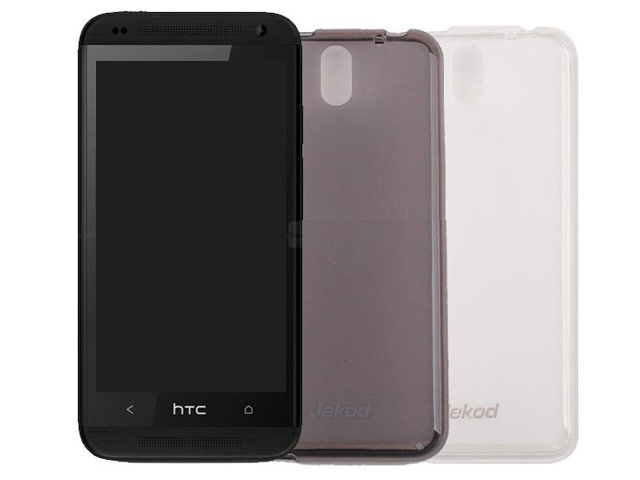 Чехол Jekod Soft case для HTC First (Myst) (белый, гелевый)