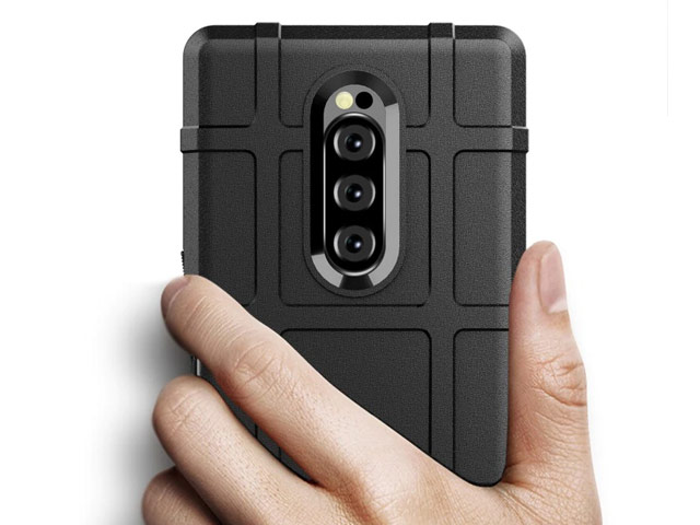 Чехол Yotrix RuggedShield для Sony Xperia 1 (черный, гелевый)