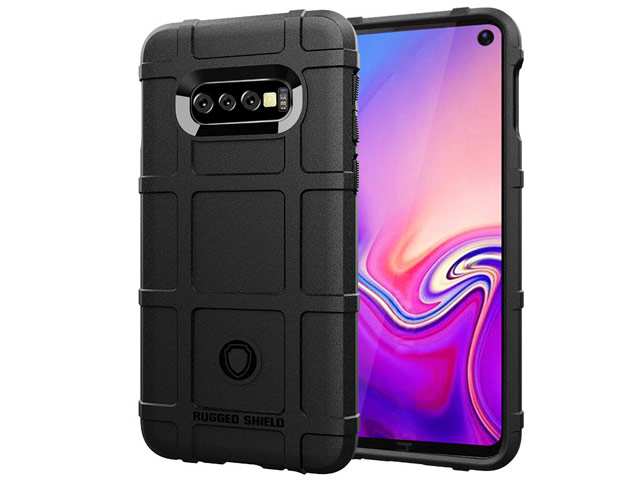 Чехол Yotrix RuggedShield для Samsung Galaxy S10 (черный, гелевый)