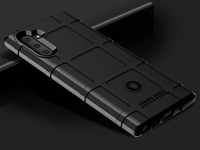 Чехол Yotrix RuggedShield для Samsung Galaxy Note 10 (черный, гелевый)