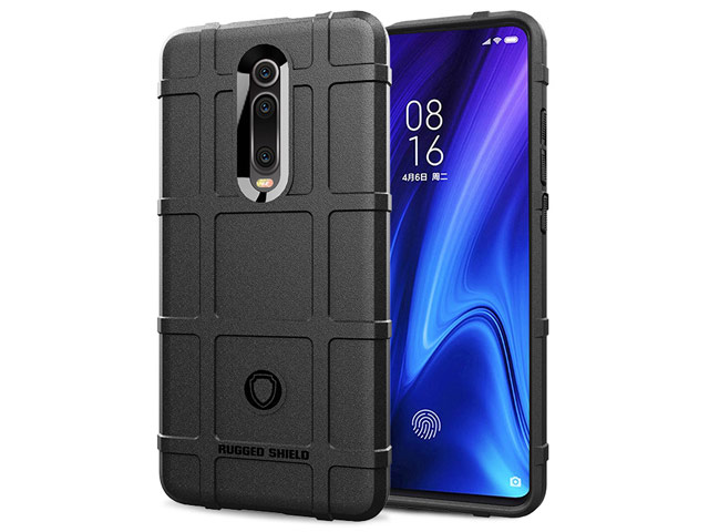 Чехол Yotrix RuggedShield для Xiaomi Mi 9T (черный, гелевый)