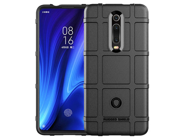 Чехол Yotrix RuggedShield для Xiaomi Mi 9T (черный, гелевый)