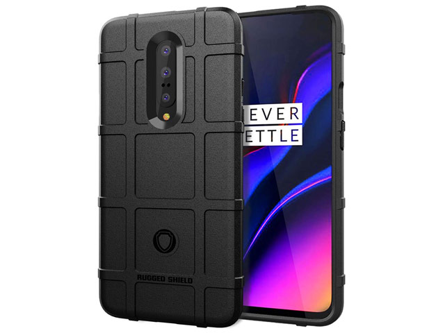 Чехол Yotrix RuggedShield для OnePlus 7 pro (черный, гелевый)