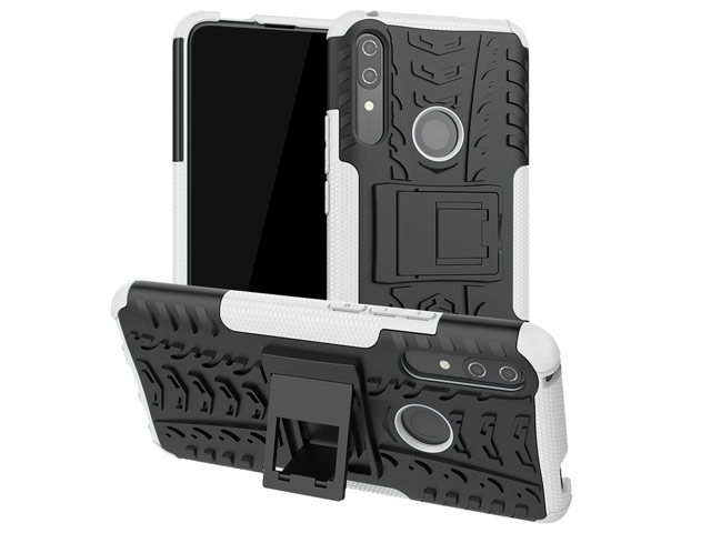 Чехол Yotrix Shockproof case для Huawei P smart Z (белый, пластиковый)