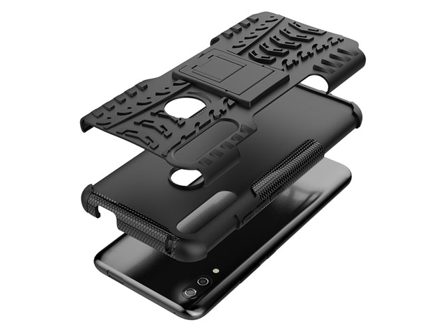 Чехол Yotrix Shockproof case для Huawei P smart Z (белый, пластиковый)